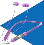 Transparent Bluetooth Neckband | 48Hrs Playtime | 4 Voice Changer Modes | HD Sound | Noise Isolation | High-Quality Mic | Type-C Fast Charging ( Green | Pack Of 1 )