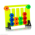 5 Rod Junior Abacus Toy for Kids |Early Math Learning Education Toy| Learn Counting, Addition & Subtract, Plus & Minus with Colorful Beads |  for Pre-School Children – Age 3+ Years