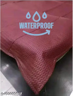HomeStore-YEP Quilted Waterproof King size (72*78 inches) mattress protector with Elastic Straps, Maroon Pack of 1