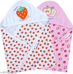 Kinder And Tender Cotton 160 GSM Bath Towel Set (Pack of 2)
