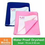OYO BABY 70x50 CM New Born Baby Urine Sheets Waterproof, Bed Protector Baby Dry Sheet, Baby Dry Mats Waterproof and New Baby Born Products Combo 3 pcs set, Dry Sheet