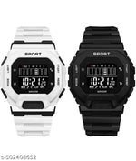HA-LA Lapgo HL-2022 New Trending Full Black Ring Black Round Waterproof Gym Fitness Freek  HL-2022-DTL-BLK Digital Watch - For Men Sports watch