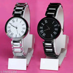 New Fancy Solid Dial Attractive Metal Chain Attractive Bracelet Analog Watch for Women