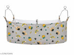 Cotton Baby Swing Jhula with Safety Belt | Folding & Washable Swing for Kids 1-5 Years