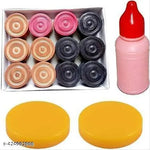 20 INCH CARROM BOARD WITH  CARROM COIN, STRIKER POWDER COMBO PACK