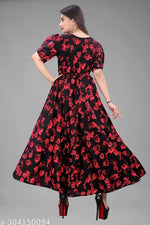New Floral Dress With Digital Floral Print