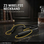 Wappler™ Stylish BT 235V2 Black Bluetooth Neckband | Super Bass & High Sound | Wireless Neckband | Best Neckband | Bluetooth Earphones | Bluetooth Headphones