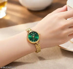 Jainx Rose Gold Magnet Mesh Chain Analog Wrist Watch for Women