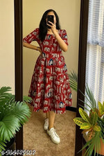 Women's Rayon Printed Anarkali Kurta Women & Girls | Women's Kurtas & Kurtis