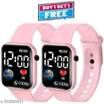 Digital Watch - For Boys Pink And Gray LATEST DESIGN LUXURIOUS TRENDING Digital Watch - For Boys And Girls