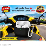 Airpod Pro with Case True Wireless Bluetooth Earphones with 3 Hours of Playtime & Compatible for all Smartphones (White)