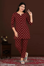 Trendy Fashionable Women Top & Bottom Sets