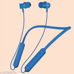 Wireless Bluetooth Neckband (Blue) | 50Hr Playback | Dual Device Pairing | In-Ear Design