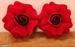 HomeStore-YEP Beautiful Velvet Rose Pair Set of 2