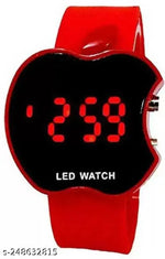 Fashion Kids Digital Date and Time Black Dial LED Watch for Stylish Kids Unisex Birthday Gift Digital Children Watch for Boys & Girls | Pack of 2