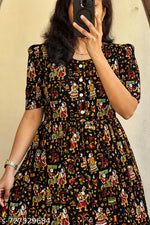 Women's Rayon Printed Anarkali Kurta Women & Girls | Women's Kurtas & Kurtis
