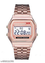 Trending Silver Colour Square Dial Digital Watch for Womens n Mens